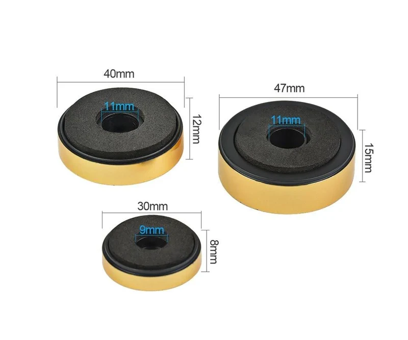 AIYIMA 4 Stücke Lautsprecher Spikes Ständer Füße Audio Aktive Lautsprecher Reparatur Teile Zubehör DIY Für Heimkino-Soundsystem