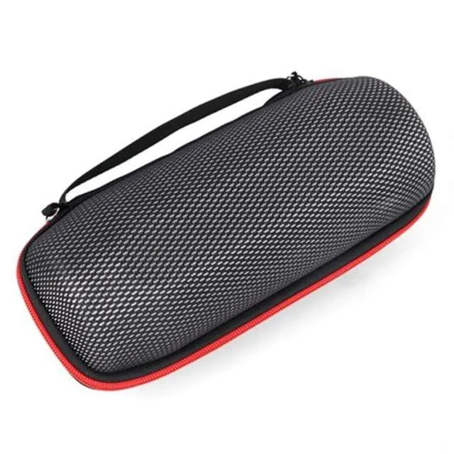 ZOPRORE EVA Hard Carrying Travel Case für JBL Charge 5 Charge5 Wasserdichter kabelloser Bluetooth-Lautsprecher (Schwarz + Gitter)