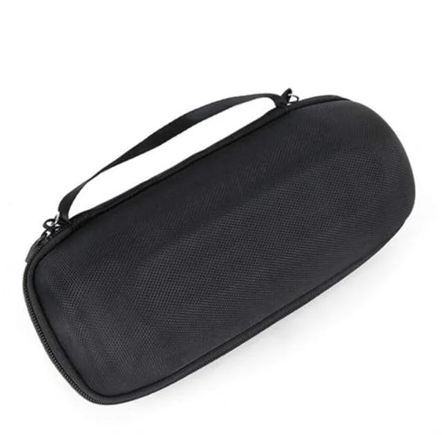 ZOPRORE EVA Hard Carrying Travel Case für JBL Charge 5 Charge5 Wasserdichter kabelloser Bluetooth-Lautsprecher (Schwarz + Gitter)