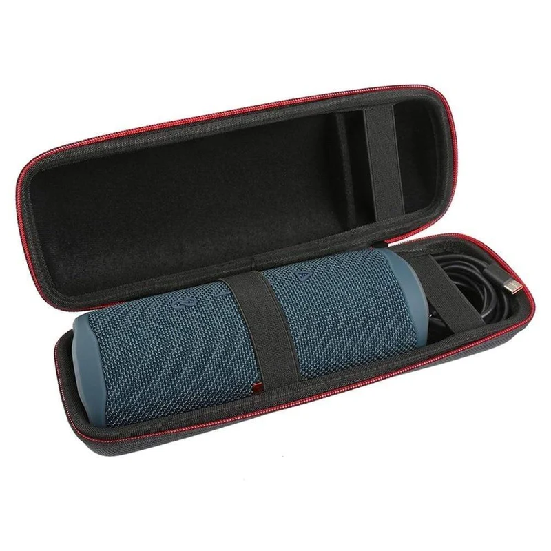 Tragbare Reise-Schutzhülle, Hartschalen-Aufbewahrungstasche, Beutelabdeckung mit Karabiner für JBL Flip 5 Flip5-Lautsprecher