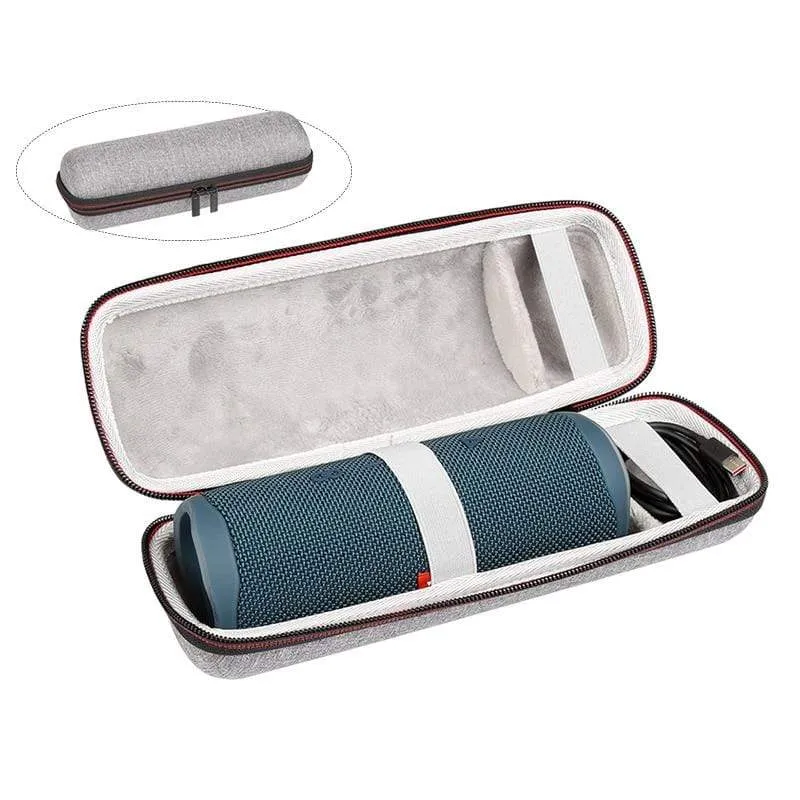 Tragbare Reise-Schutzhülle, Hartschalen-Aufbewahrungstasche, Beutelabdeckung mit Karabiner für JBL Flip 5 Flip5-Lautsprecher