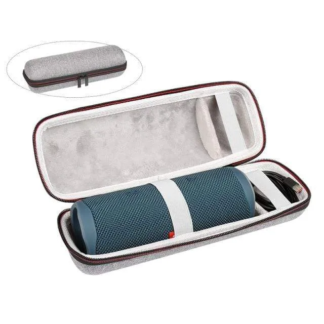 Tragbare Reise-Schutzhülle, Hartschalen-Aufbewahrungstasche, Beutelabdeckung mit Karabiner für JBL Flip 5 Flip5-Lautsprecher