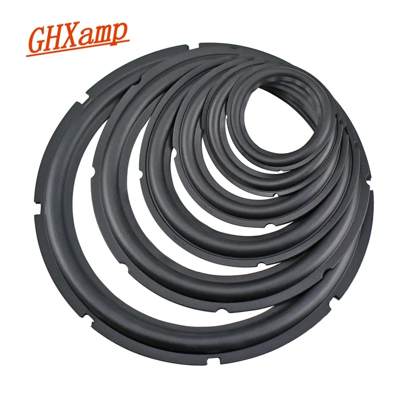 GHXAMP Lautsprecher Gummikante 4 Zoll 5 Zoll 6.5 Zoll 8 Zoll Kerbe Surround Faltring Reparatur Audio Lautsprecher Gummiaufhängung Teil DIY