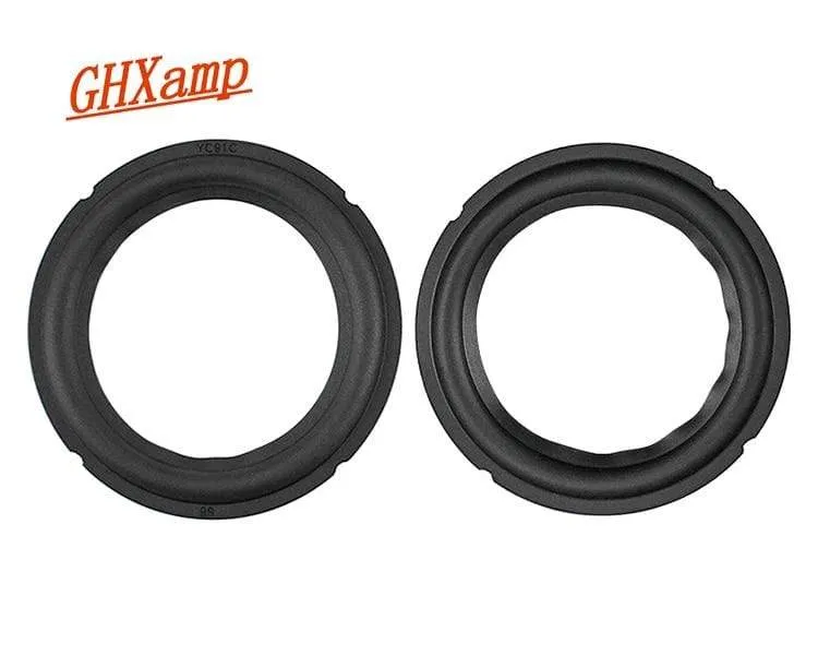 GHXAMP Lautsprecher Gummikante 4 Zoll 5 Zoll 6.5 Zoll 8 Zoll Kerbe Surround Faltring Reparatur Audio Lautsprecher Gummiaufhängung Teil DIY