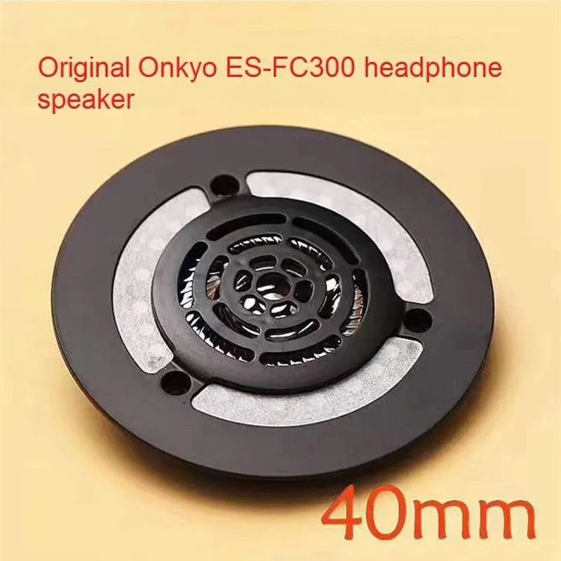 Original-Ersatzteil, Reparaturteil, 32 Ohm, 40 mm Lautsprecher für Onkyo ES-FC300 Kopfhörer, DIY, 40 mm Titan-Treiber mit Frontschale