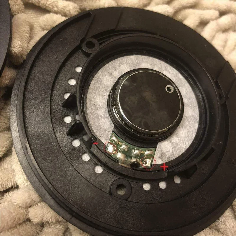 Original-Ersatzteil, Reparaturteil, 32 Ohm, 40 mm Lautsprecher für Onkyo ES-FC300 Kopfhörer, DIY, 40 mm Titan-Treiber mit Frontschale