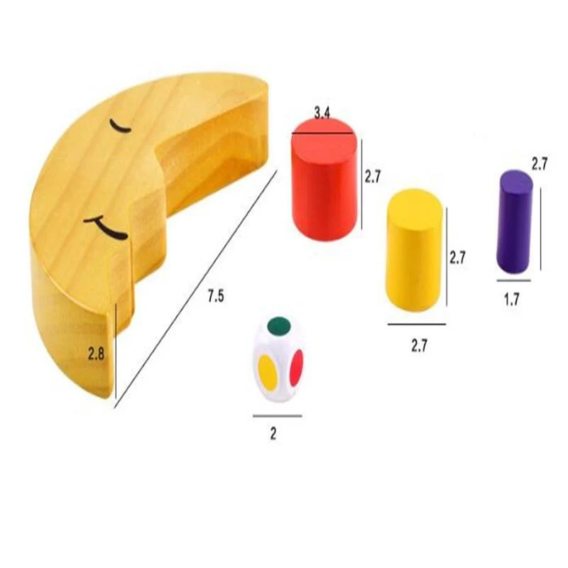 1Set Holz Montessori Hundred Board Math 1 bis 100 fortlaufende Zahlen zählen Spielzeug Montessori Pädagogisches Holzspielzeug für Kinder