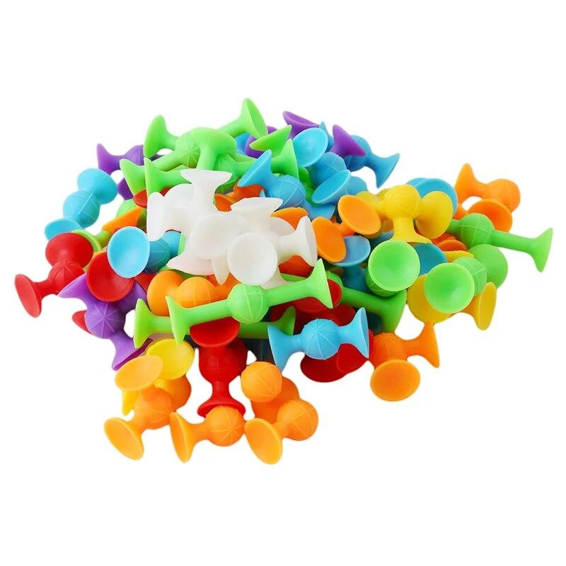 Vliesbeutelpackung Bösewicht Form Zusammengebauter Sauger Saugnapf Pädagogischer Baustein Spielzeug Mädchen & Junge Kinder Geschenke Spaß Spiel