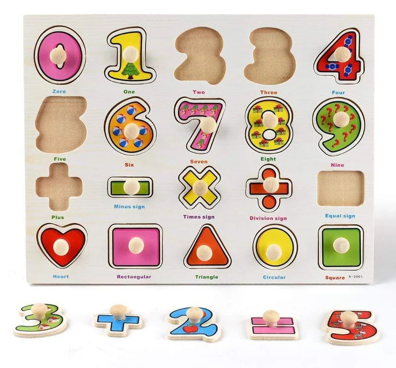 3D-Puzzles aus Holz, Lernspielzeug für Kinder, Alphabet, Tier, Obst, Transport, Gemüse, Form, frühes Lernspielzeug für Babys