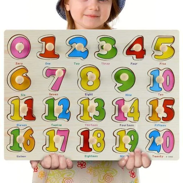 3D-Puzzles aus Holz, Lernspielzeug für Kinder, Alphabet, Tier, Obst, Transport, Gemüse, Form, frühes Lernspielzeug für Babys