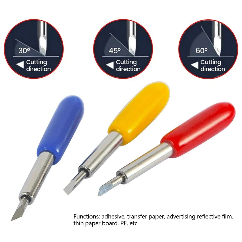 30/45/60 Grad Ersatzklingen für Roland Cricut Plotter Klinge Messer Cutter Klingen für Power Tools Schneiden Plotter