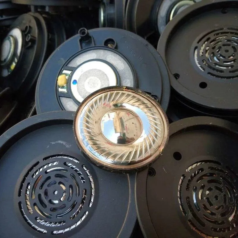 Fantastischer HiFi-Sound, DIY-50-mm-Lautsprecher, 50-Ohm-Titan-Treiber, inklusive Frontabdeckung