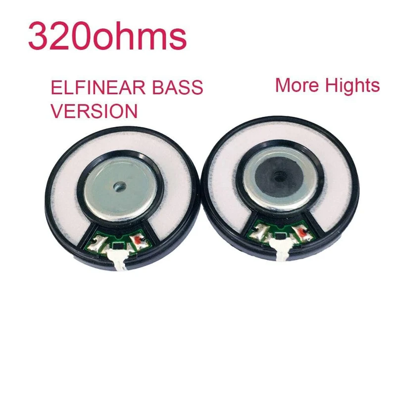 ELFINEAR 320 Ohm Kopfhörer-Lautsprechertreiber DIY Headset-Lautsprechereinheiten FÜR HD800,9500