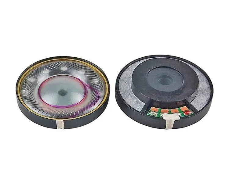GHXAMP 40 mm Headset-Lautsprecher 32 Ohm HIFI-Kopfhörereinheit Vollbereichs-Subwoofer Drei Composite-Membran-Headset-Treiber 2 Stück
