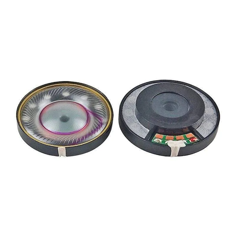 GHXAMP 40 mm Headset-Lautsprecher 32 Ohm HIFI-Kopfhörereinheit Vollbereichs-Subwoofer Drei Composite-Membran-Headset-Treiber 2 Stück