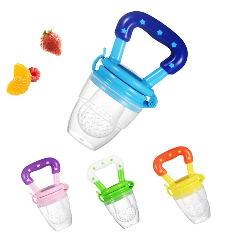 Schnullerclips Säuglingsbaby Beißring Gemüse Obst Kinderkrankheiten Spielzeug Ring Kaubare Schnuller Saugen Daumen Kinderkrankheiten Pflege Baby