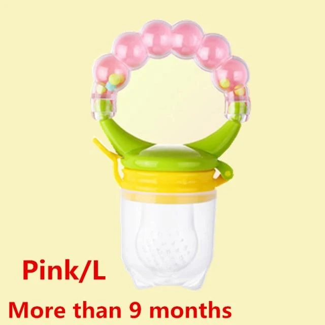Schnullerclips Säuglingsbaby Beißring Gemüse Obst Kinderkrankheiten Spielzeug Ring Kaubare Schnuller Saugen Daumen Kinderkrankheiten Pflege Baby