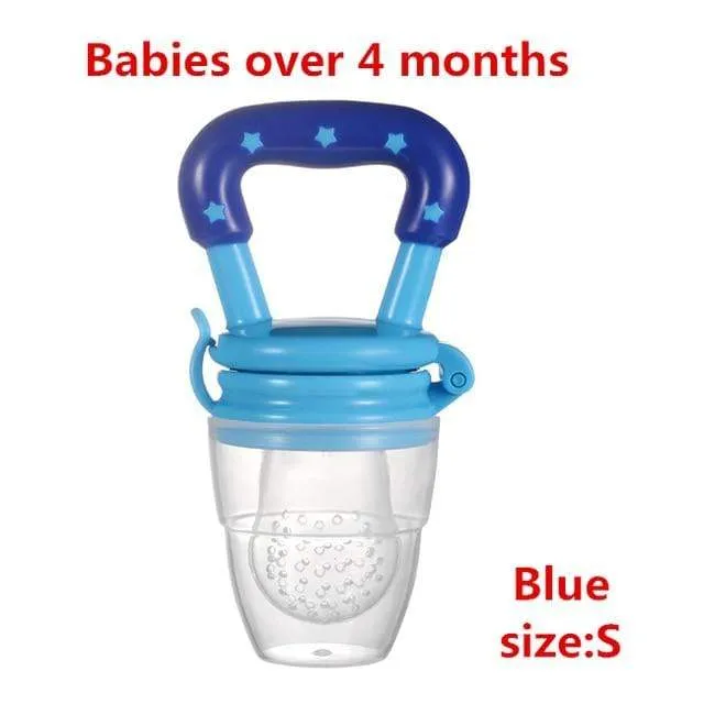 Schnullerclips Säuglingsbaby Beißring Gemüse Obst Kinderkrankheiten Spielzeug Ring Kaubare Schnuller Saugen Daumen Kinderkrankheiten Pflege Baby