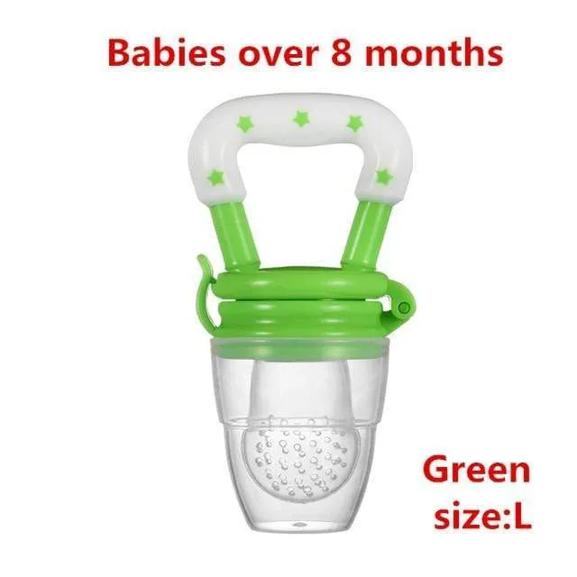 Schnullerclips Säuglingsbaby Beißring Gemüse Obst Kinderkrankheiten Spielzeug Ring Kaubare Schnuller Saugen Daumen Kinderkrankheiten Pflege Baby
