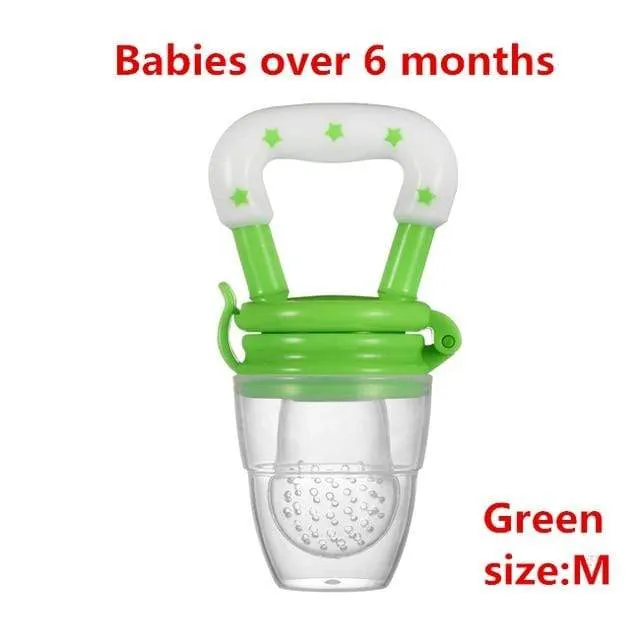 Schnullerclips Säuglingsbaby Beißring Gemüse Obst Kinderkrankheiten Spielzeug Ring Kaubare Schnuller Saugen Daumen Kinderkrankheiten Pflege Baby