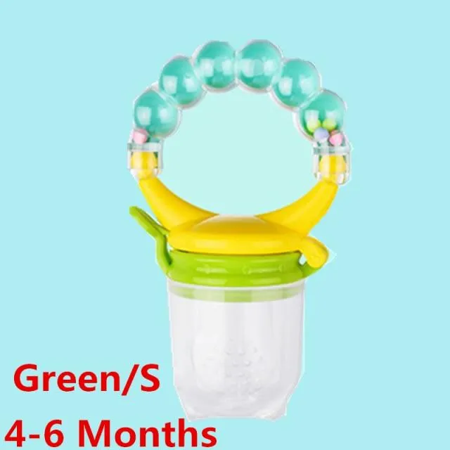 Schnullerclips Säuglingsbaby Beißring Gemüse Obst Kinderkrankheiten Spielzeug Ring Kaubare Schnuller Saugen Daumen Kinderkrankheiten Pflege Baby