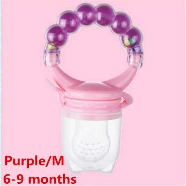 Schnullerclips Säuglingsbaby Beißring Gemüse Obst Kinderkrankheiten Spielzeug Ring Kaubare Schnuller Saugen Daumen Kinderkrankheiten Pflege Baby