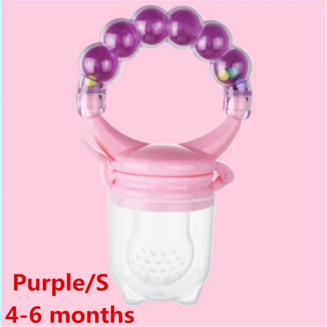 Schnullerclips Säuglingsbaby Beißring Gemüse Obst Kinderkrankheiten Spielzeug Ring Kaubare Schnuller Saugen Daumen Kinderkrankheiten Pflege Baby
