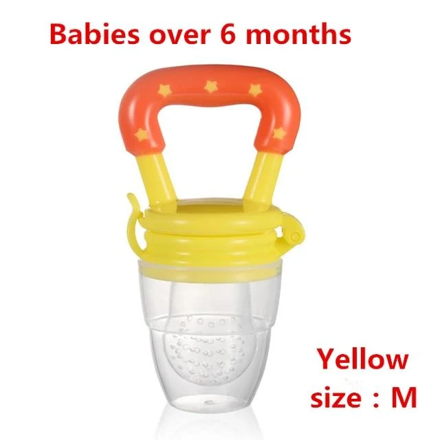 Schnullerclips Säuglingsbaby Beißring Gemüse Obst Kinderkrankheiten Spielzeug Ring Kaubare Schnuller Saugen Daumen Kinderkrankheiten Pflege Baby