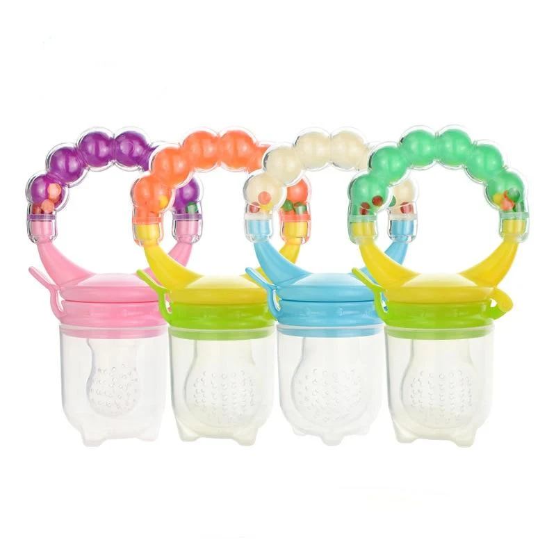 Schnullerclips Säuglingsbaby Beißring Gemüse Obst Kinderkrankheiten Spielzeug Ring Kaubare Schnuller Saugen Daumen Kinderkrankheiten Pflege Baby