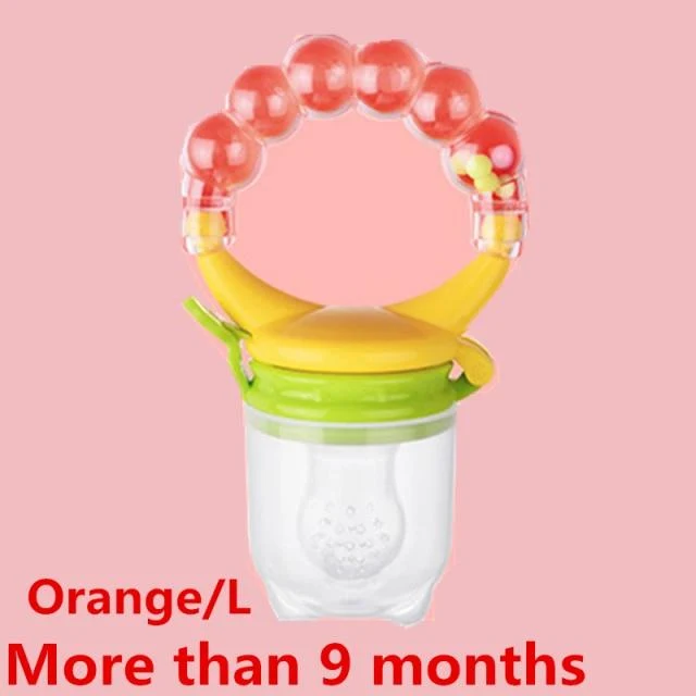 Schnullerclips Säuglingsbaby Beißring Gemüse Obst Kinderkrankheiten Spielzeug Ring Kaubare Schnuller Saugen Daumen Kinderkrankheiten Pflege Baby