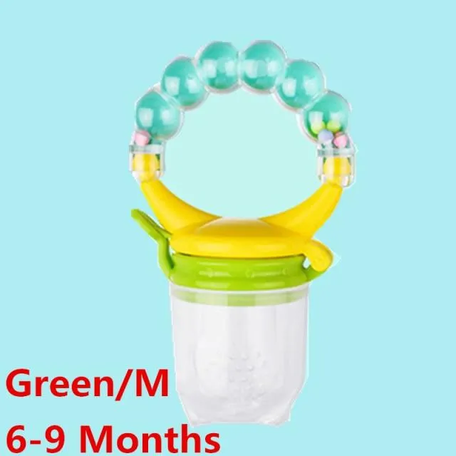 Schnullerclips Säuglingsbaby Beißring Gemüse Obst Kinderkrankheiten Spielzeug Ring Kaubare Schnuller Saugen Daumen Kinderkrankheiten Pflege Baby