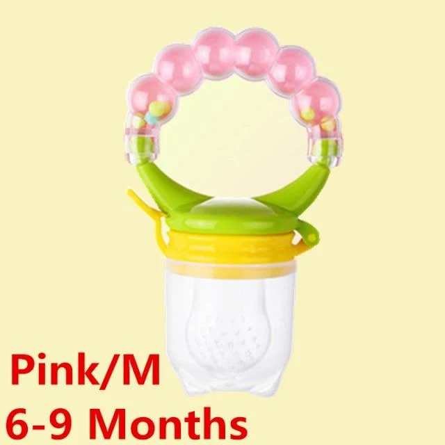 Schnullerclips Säuglingsbaby Beißring Gemüse Obst Kinderkrankheiten Spielzeug Ring Kaubare Schnuller Saugen Daumen Kinderkrankheiten Pflege Baby