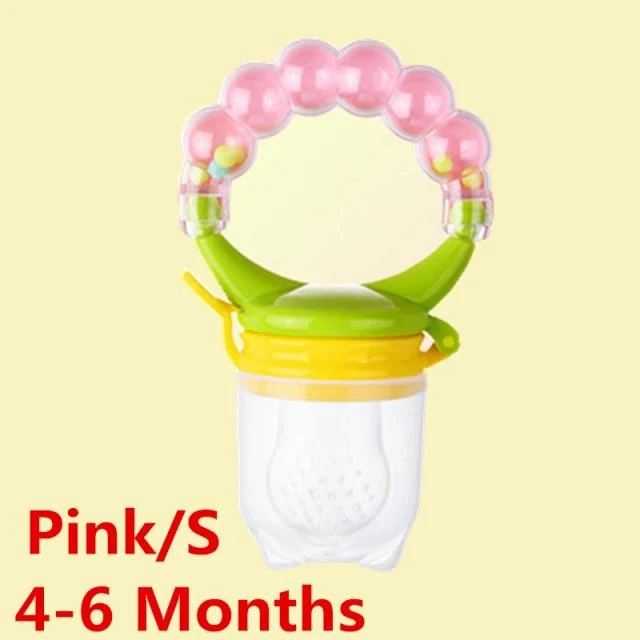 Schnullerclips Säuglingsbaby Beißring Gemüse Obst Kinderkrankheiten Spielzeug Ring Kaubare Schnuller Saugen Daumen Kinderkrankheiten Pflege Baby