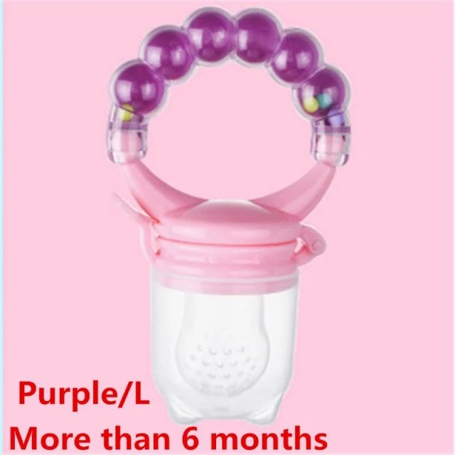 Schnullerclips Säuglingsbaby Beißring Gemüse Obst Kinderkrankheiten Spielzeug Ring Kaubare Schnuller Saugen Daumen Kinderkrankheiten Pflege Baby