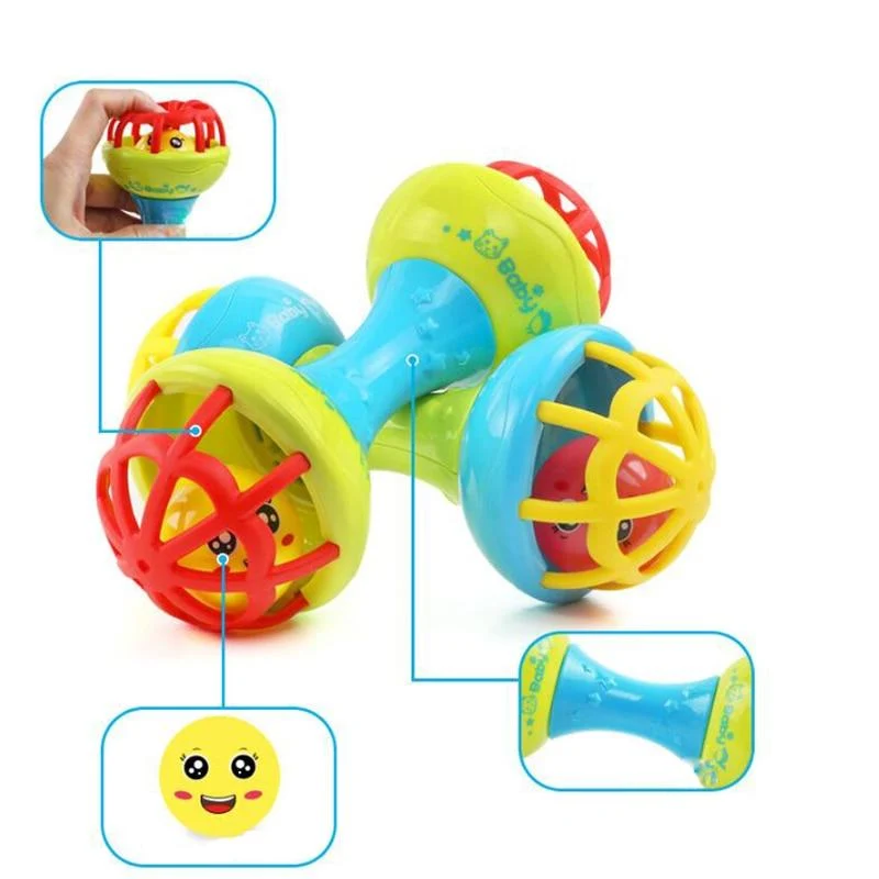 Rassel Beißring Spielzeug für Babys pädagogische Baby Spiele Rassel Spielzeug Beißring für Zähne Neugeborene Baby Rasseln Spielzeug 0 12 Monate