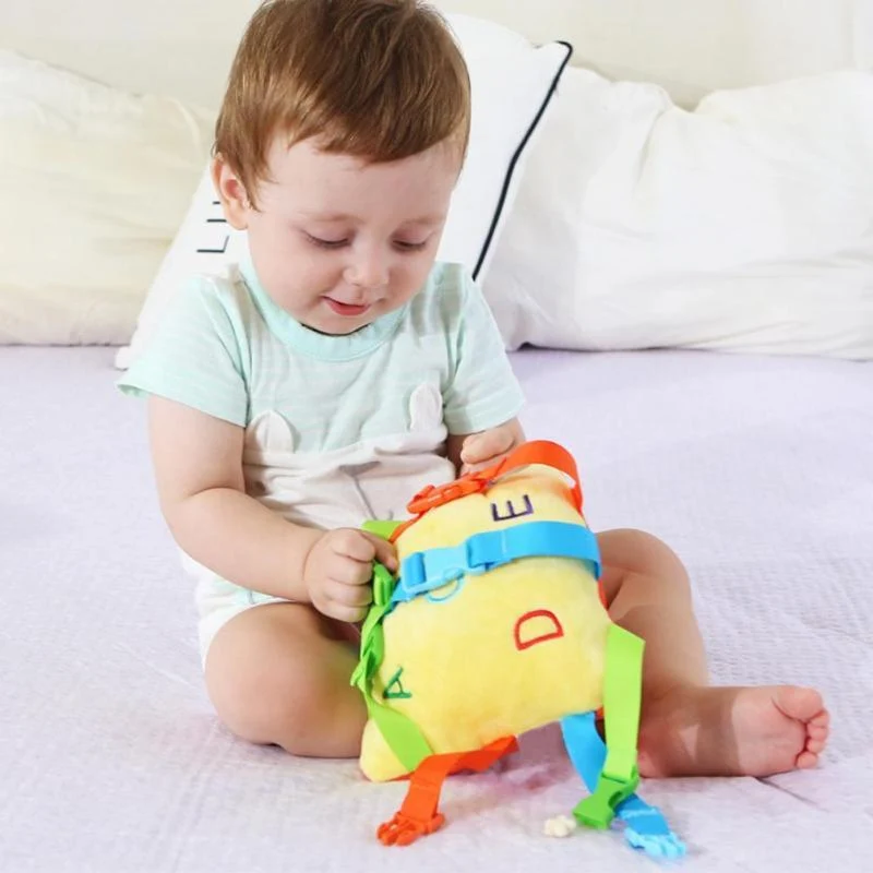 1set Baby Basic Life Skill Training Kinder Frühe Pädagogische Farbabstimmung Spielzeug Geburtstag Montessori Schnalle Baby Montessori Spielzeug