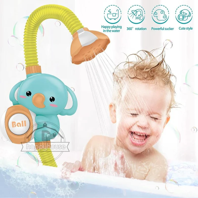 Baby Badespielzeug für Kinder Elektrische Elefantensauger Baby Badespielzeug Spray Wasser Spielzeug für Kinder Badewanne Spielzeug Sprinkler Baby Shower