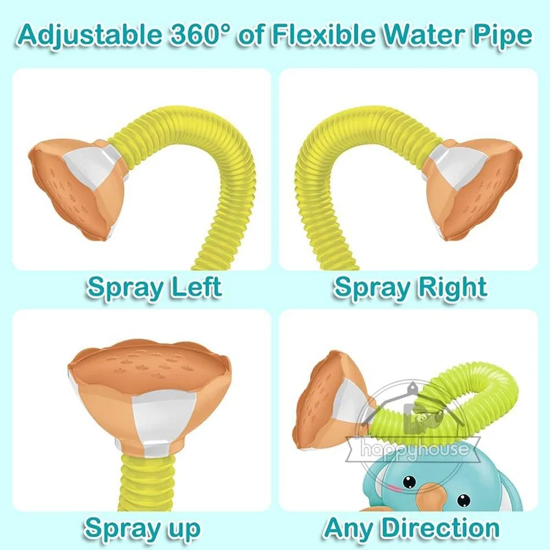Baby Badespielzeug für Kinder Elektrische Elefantensauger Baby Badespielzeug Spray Wasser Spielzeug für Kinder Badewanne Spielzeug Sprinkler Baby Shower