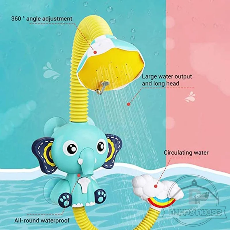 Baby Badespielzeug für Kinder Elektrische Elefantensauger Baby Badespielzeug Spray Wasser Spielzeug für Kinder Badewanne Spielzeug Sprinkler Baby Shower