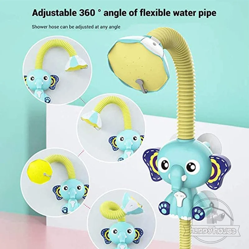 Baby Badespielzeug für Kinder Elektrische Elefantensauger Baby Badespielzeug Spray Wasser Spielzeug für Kinder Badewanne Spielzeug Sprinkler Baby Shower