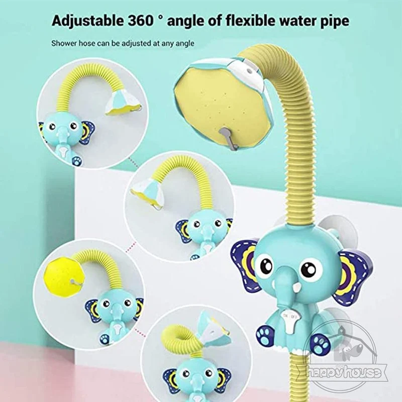 Baby Badespielzeug für Kinder Elektrische Elefantensauger Baby Badespielzeug Spray Wasser Spielzeug für Kinder Badewanne Spielzeug Sprinkler Baby Shower