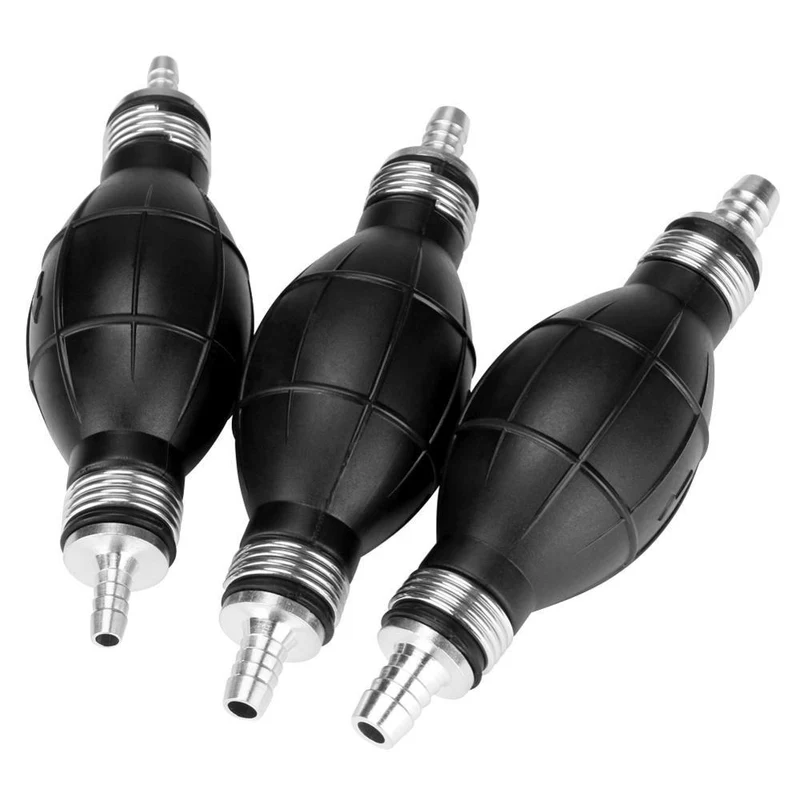 Universal Kraftstoffpumpe Gummi Manuelle Flüssigöl Transferpumpe Benzin Diesel Handzünder Glühbirne für Auto Marine Außenborder 6/8/10/12mm