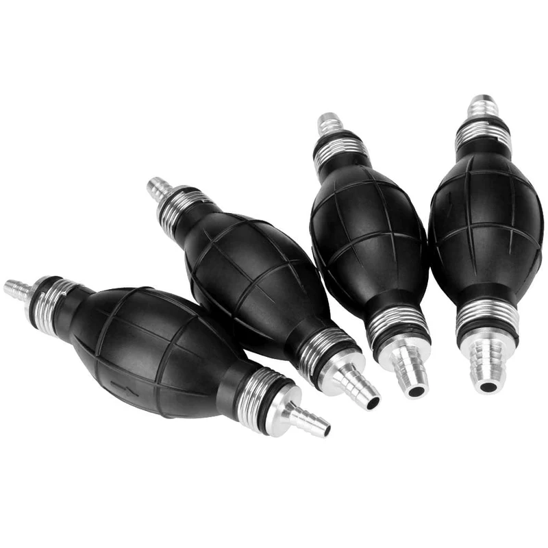 Universal Kraftstoffpumpe Gummi Manuelle Flüssigöl Transferpumpe Benzin Diesel Handzünder Glühbirne für Auto Marine Außenborder 6/8/10/12mm