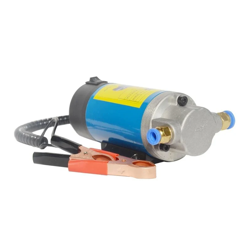 Tragbare 12-V-Öltransferpumpe, 1–4 l/min, Extraktionsflüssigkeitsabsaugung, elektrische Wechsel-Kraftstoffpumpe, Siphon-Werkzeug für Autos, Motorräder, Boote