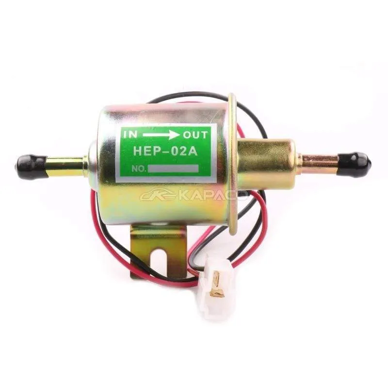 12/24V HEP-02A Universal Elektrische Kraftstoffpumpe Niederdruck Bolzen Befestigungsdraht Diesel Benzin Für Boot Vergaser Motorrad ATV Auto