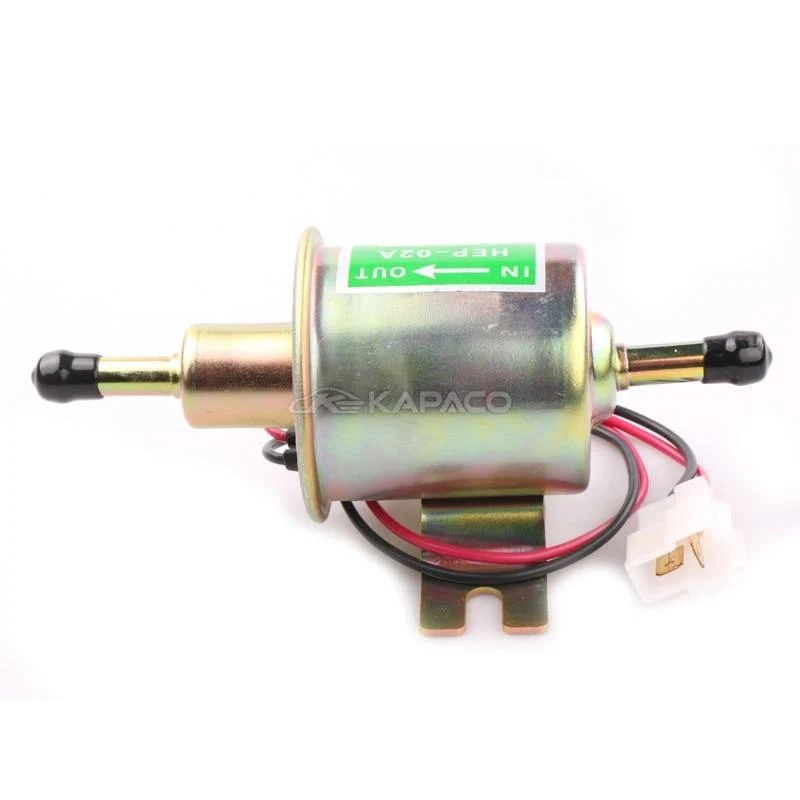 12/24V HEP-02A Universal Elektrische Kraftstoffpumpe Niederdruck Bolzen Befestigungsdraht Diesel Benzin Für Boot Vergaser Motorrad ATV Auto