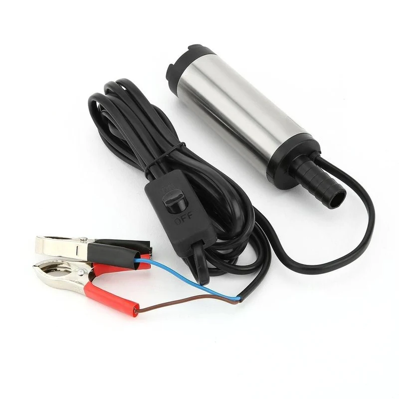 12V 38mm Elektrische Kraftstoff Transfer Pumpe Wasser Öl Transfer Tanken Tauch Pumpe Für Diesel Wasserpumpe Auto Motorrad