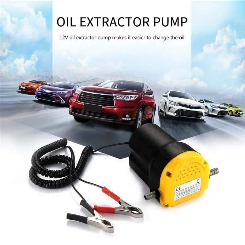 12V Auto elektrische Öl-Extraktor-Transferpumpe Öl/Rohöl-Flüssigkeits-Saugpumpe Mini-Kraftstoffmotor Öl-Extraktor-Transferpumpe