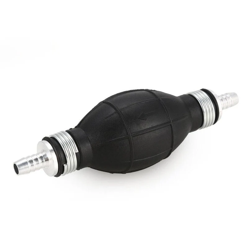 6/8/10/12mm Auto Universal Kraftstoffpumpe Gummi Manuelle Übertragung Flüssigkeit Benzin Benzin Diesel Handzünder Glühbirne Rohr Aluminium
