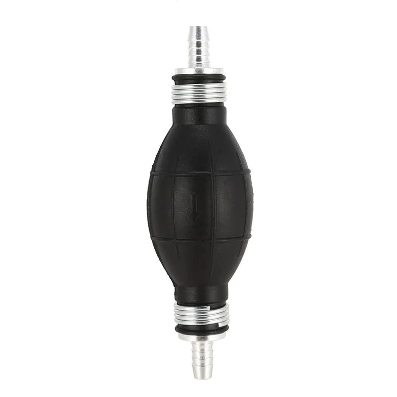 6/8/10/12mm Auto Universal Kraftstoffpumpe Gummi Manuelle Übertragung Flüssigkeit Benzin Benzin Diesel Handzünder Glühbirne Rohr Aluminium